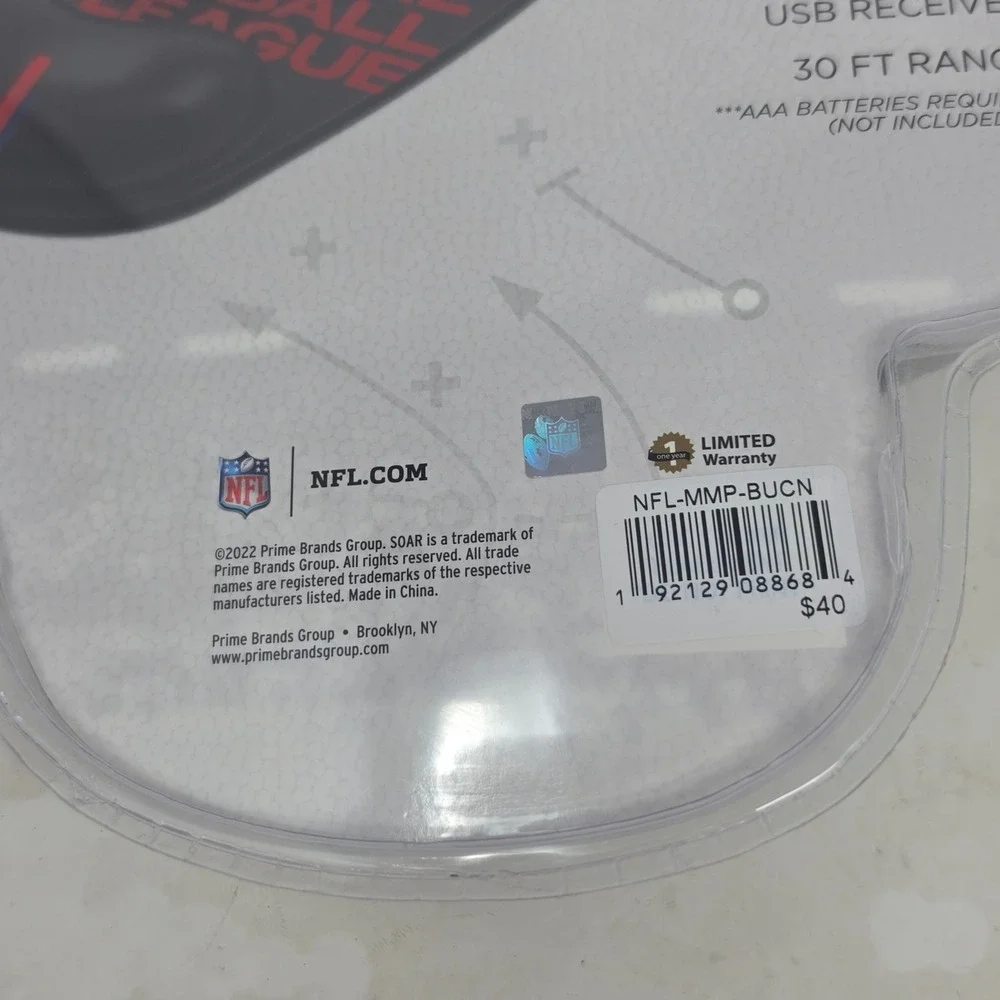 NFL Tampa Bay Buccaneers Wireless Mouse and Gel Mouse Pad Set SOAR NFL-MMP-BUC.E